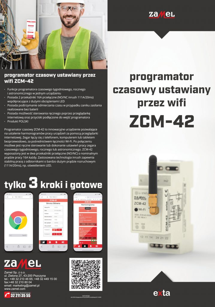 Opis programatora czasowego ZCM-42